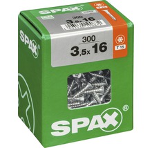 Spax Universalschraube Senkkopf Stahl gehärtet T 15, Holz-Vollgewinde 3,5x16 mm, 300 Stück