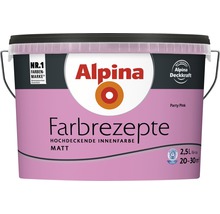 Alpina Farbrezepte Innenfarbe Party Pink, 2,5 Liter Gebinde