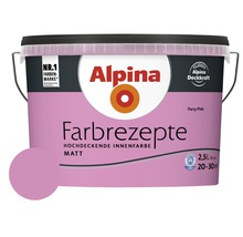 Alpina Farbrezepte Innenfarbe Party Pink, 2,5 Liter Eimer
