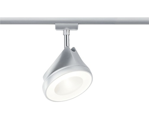 Spot Paulmann URail dimmbar 15W 800 lm 2700 K warmweiß Arena chrom-matt 230V Einzelner Deckenspot an einer Schiene