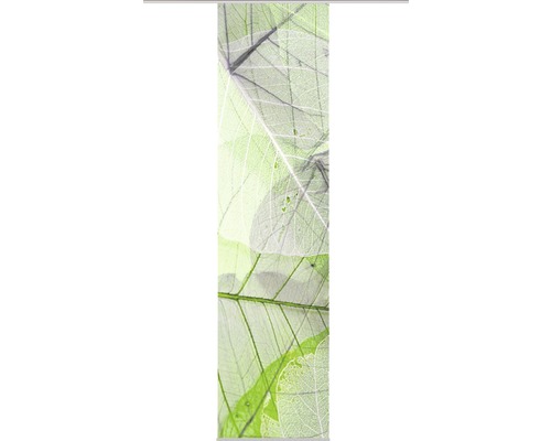 Flächenvorhang Blattari Digitaldruck grün 60x245 cm