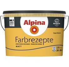 Alpina Wandfarbe Farbrezepte Happy Weekend 2,5 l-thumb-1