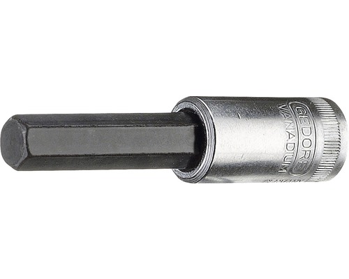 Schraubendrehereinsatz Gedore 1/4" lang Innensechskant 4 mm CV-Stahl (1933264) Sechskant-Steckschlüsseleinsatz aus Stahl