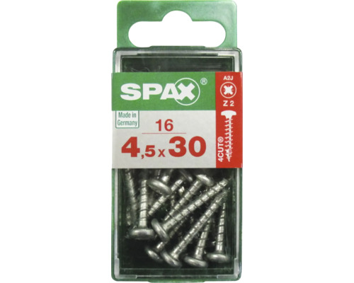 Spax Universalschrauben 4,5x30 mm, Packung mit 16 Stück