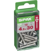 Spax Universalschraube T 20, Halbrundkopf, 4,5x30 mm, 16 Stück