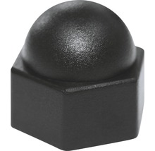 Sechskantschutzkappe eckig 6 mm schwarz, 100 Stück-thumb-0