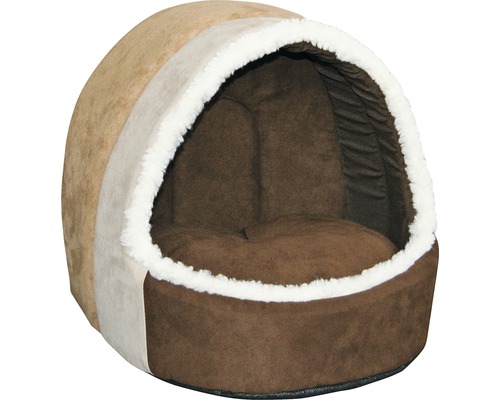 Kuschelhöhle AMY, 35x33x32cm braun/beige