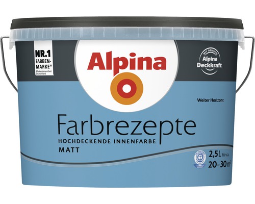 Alpina Farbenrezept Innenfarbe Weiter Horizont, 2,5 Liter
