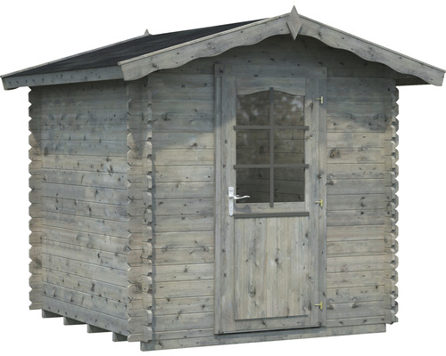 Holzgartenhaus mit Fenster und Tür