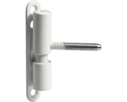 Renovierband wartungsfrei, weiß 15x83,5 mm, 10 Stück Einschraubband aus Metall mit Schraube