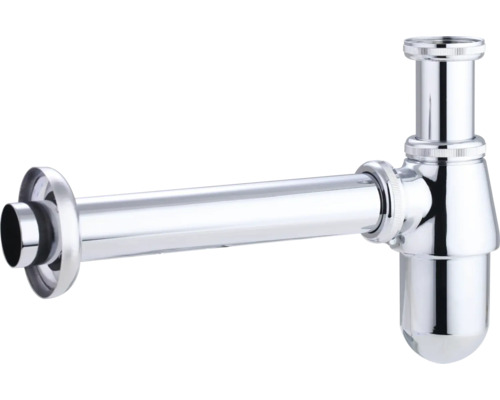 Verchromter Siphon für Waschbecken