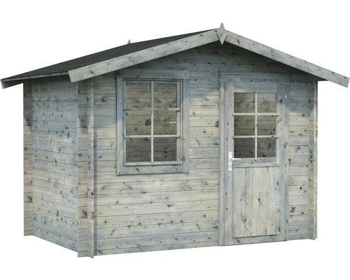 Gartenhaus aus Holz mit Fenster und Tür