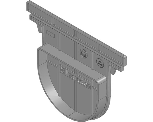 Hauraton Recyfix PRO 100 Stirnwand geschlossen Typ 01 aus PP DN/OD 100 160 mm x 151 mm