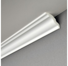 Weiße Zierleiste zur Anbringung an Decke und Wand