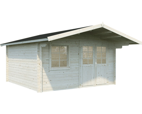 Gartenhaus aus Holz mit Fenster und Doppeltür