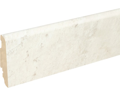 SKANDOR Sockelleiste Loft glänzend FOFA873 FU60L19 x 58 x 2400 mm Fußleiste aus Holz mit Dekor