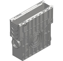 Hauraton Recyfix Plus 100 Einlaufkasten aus PP mit integriertem Metallprofil und Kunststoff Eimer 500 x 147 x 489 mm-thumb-0