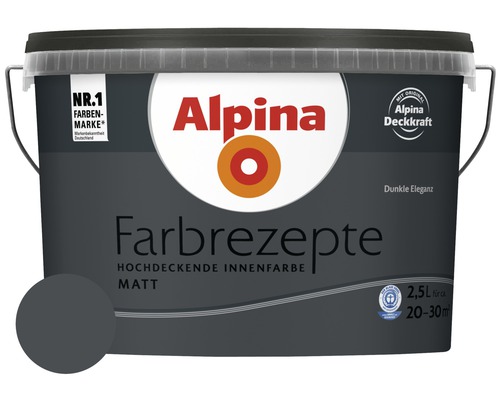 Alpina Wandfarbe Farbrezepte Dunkle Eleganz 2,5 l