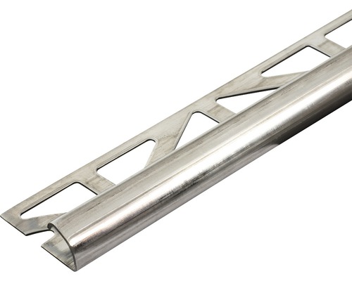 Abschlussprofil Dural Durondell DER 110 edelstahl 250 cm Edelstahl Fliesenschiene für den Innenausbau