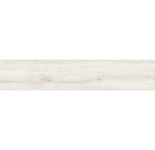 Feinsteinzeug Bodenfliese Limewood 23,3x120,0 cm weiß matt-thumb-6