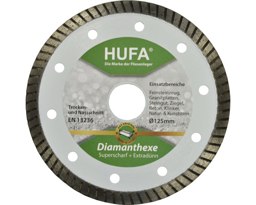 Diamantscheibe Hufa Ø 125 mm Diamantscheibe Hufa Ø 125 mm