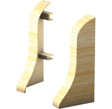 Zwei Sockelleisten aus Holz
