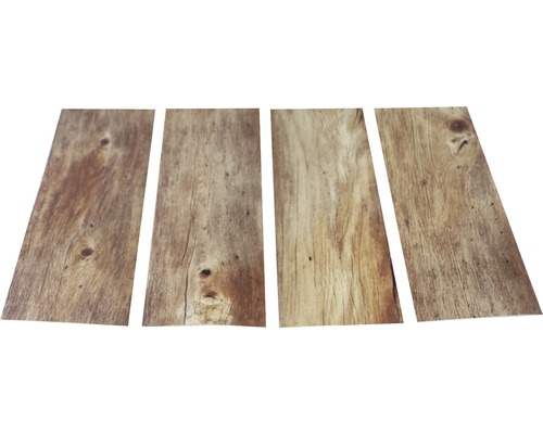 Anti-Rutsch-Sticker mySpotti stepon Holz 300x100 mm braun Vier Holzpaneele mit Maserung