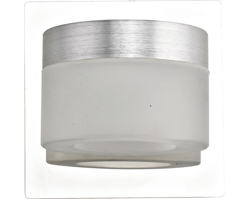 Deckenleuchte aus Metall und Glas