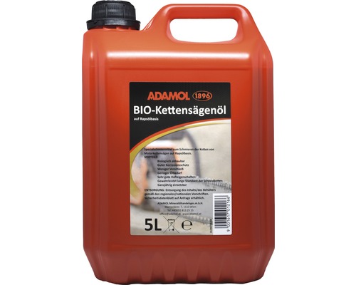 Bio-Kettensägenöl Adamol 5 L Bio-Kettensägenöl Adamol 5 L