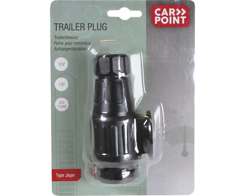 Carpoint Anhängerstecker Jaeger Typ im Blisterpack