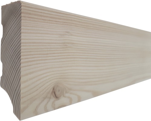 Sockelleiste Feelwood sibirische Lärche weiß geölt 20x60x2000 mm