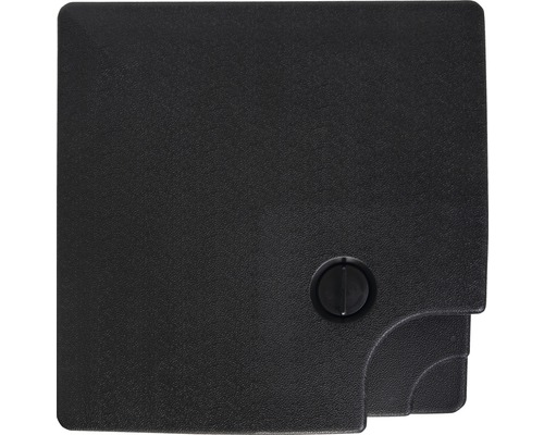 Schwarze Gehäuseabdeckung aus Kunststoff
