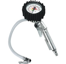 Reifenfüller mit Manometer zur Reifendruckmessung