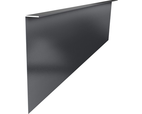 Seitenabschlussprofil 180 x 26,5mm 300cm RAL 9007 Trapezblechwinkel für Dacheindeckung