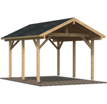 Einzelcarport Palmako Robert 11,7 m² 360x510 cm tauchgrundiert braun-thumb-1 Einzelcarport Palmako Robert 11,7 m² 360x510 cm tauchgrundiert braun-thumb-1