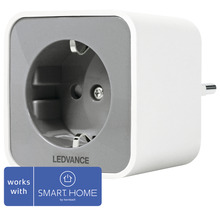 Steckdose Ledvance Smart+ Indoor Plug, ZigBee, Smart Home-fähig, IP 20 weiß/grau-thumb-0 Steckdose Ledvance Smart+ Indoor Plug, ZigBee, Smart Home-fähig, IP 20 weiß/grau-thumb-0
