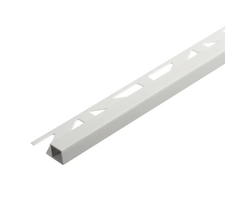Quadrat-Abschlussprofil Dural Squarline DPSP 1130 PVC weiß 250 cm Fliesenprofil aus Kunststoff