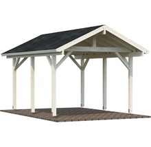 Einzelcarport Palmako Robert 11,7 m² 360x510 cm tauchgrundiert-thumb-2