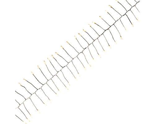 Lichterkette mit feinen Strängen und warmweißen LED-Lichtern