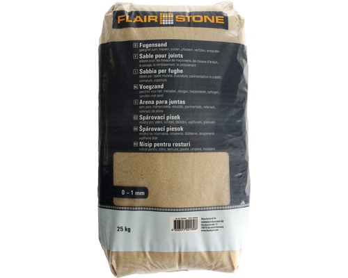 Fugensand trocken 0-1,5 mm 25 kg beige