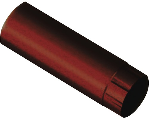 PRECIT Fallrohr Stahl rund Schokoladenbraun RAL 8017 NW 87 mm 1000 mm