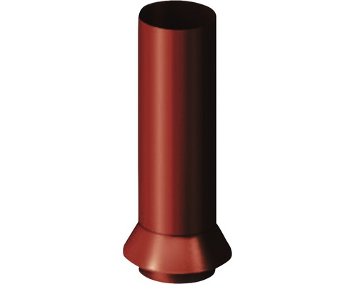 PRECIT Kanalisationsanschluss für Fallrohr Stahl rund Schokoladenbraun RAL 8017 NW 87 mm 400 mm