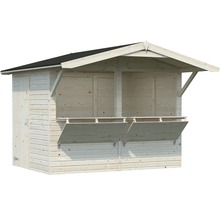 Marktstand Palmako Stella 5,0 m² 190 x 273 cm tauchgrundiert-thumb-1 Marktstand Palmako Stella 5,0 m² 190 x 273 cm tauchgrundiert-thumb-1