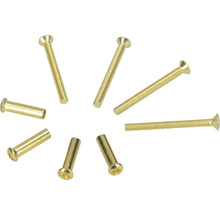 Senkkopfschrauben und Hülsenmutter aus Metall