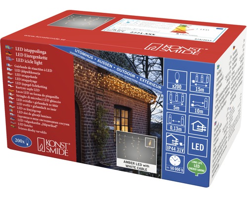 Konstsmide LED Eisregenlichterkette Verpackung