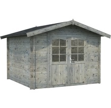 Gartenhaus Palmako Lotta 7,3 m² 276 x 276 cm tauchgrundiert grau-thumb-1 Gartenhaus Palmako Lotta 7,3 m² 276 x 276 cm tauchgrundiert grau-thumb-1