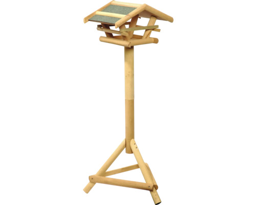 Vogelhaus aus Holz mit Ständer für den Garten