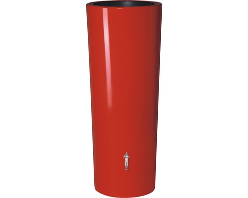 Regentonne mit Wasserhahn zur Gartenbewässerung