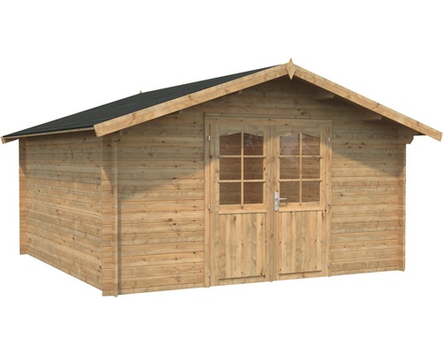 Gartenhaus aus Holz mit Doppeltür