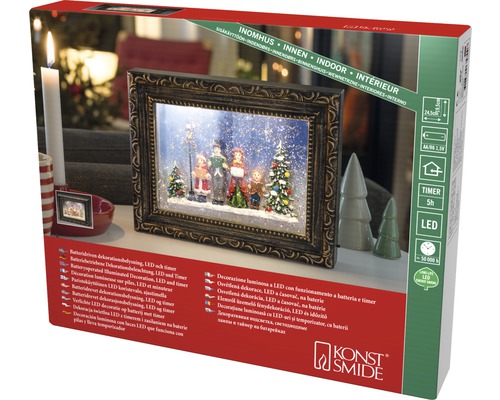 Konstsmide Schneekugel mit LED Beleuchtung in Verpackung